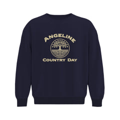 Angeline Country Day - Navy Blue Crewneck Sweatshirt