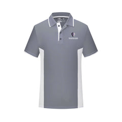 Renaissance Academy Of Arts And Sciences - Light Grey & White Freedom Activewear Colorblock Polo
