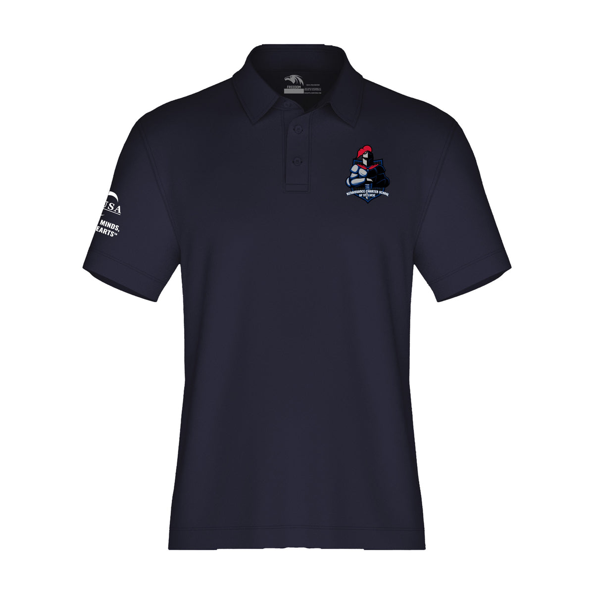 Renaissance Charter School Of St. Lucie - Freedom Activewear Polo (5-8)