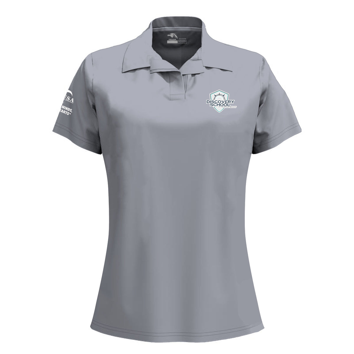 Discovery School at Myrtle Beach (6-8) - Women's Freedom Activewear Polo (FINAL SALE / NO RETURNS)