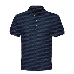 Polo Patriot Performance azul marino con detalles en blanco