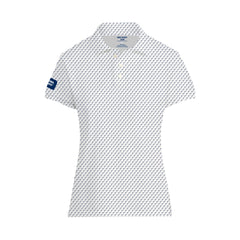 Patriot Performance White Polo with Navy accents