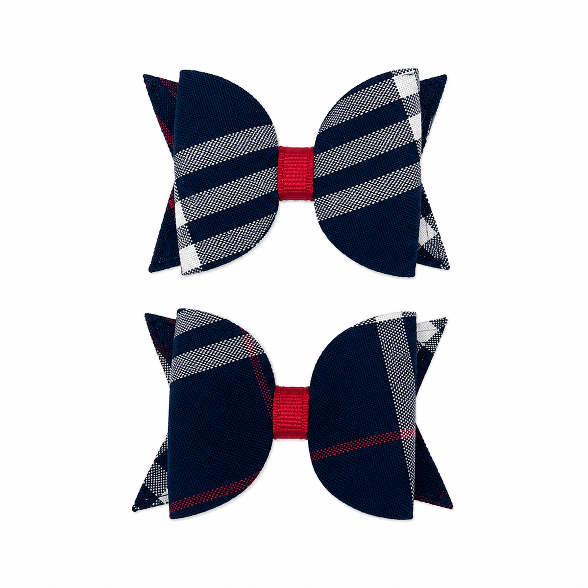 Signature Plaid Pigtail Bow Set
