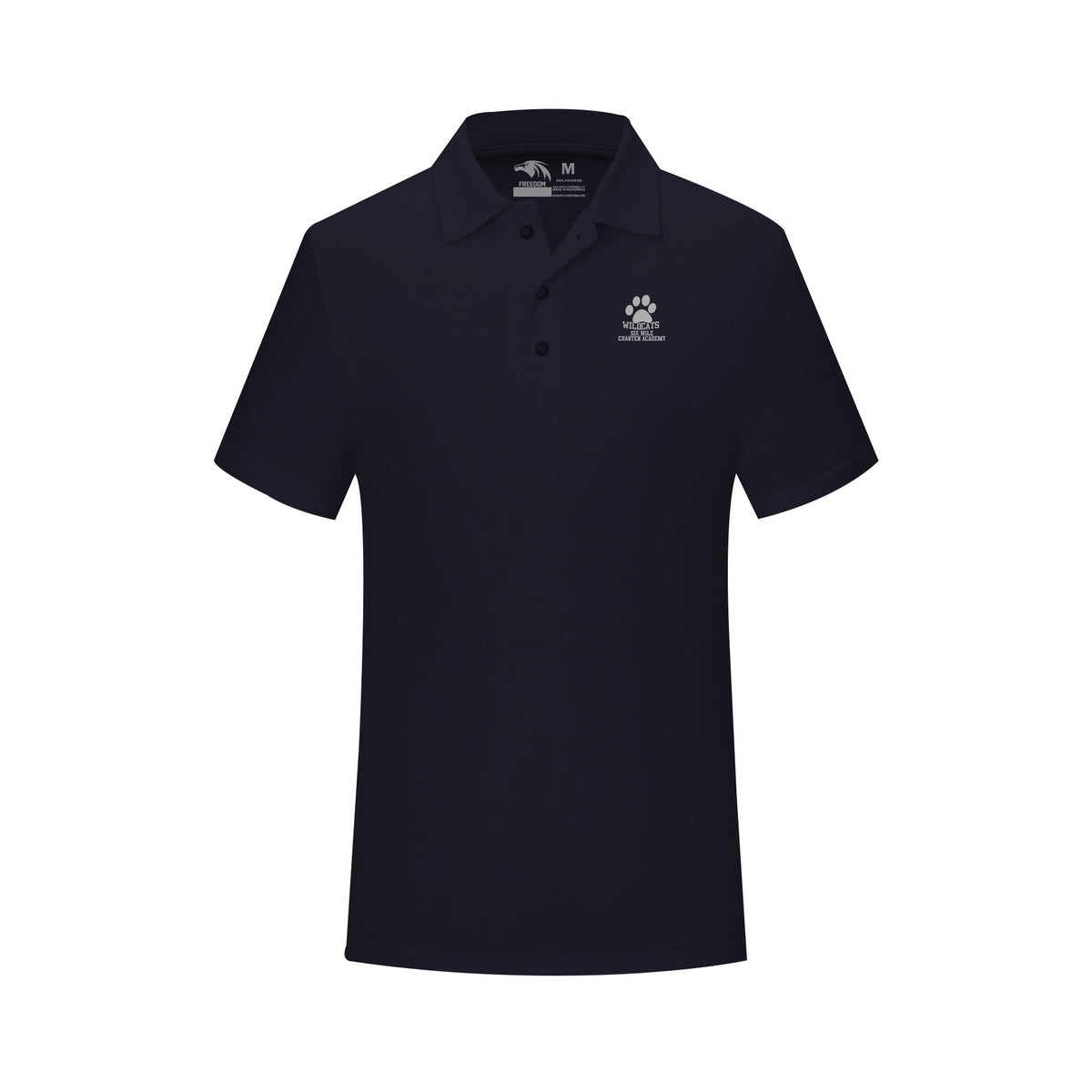 Six Mile Charter Academy (5-8) - Freedom Activewear Polo (FINAL SALE / NO RETURNS)