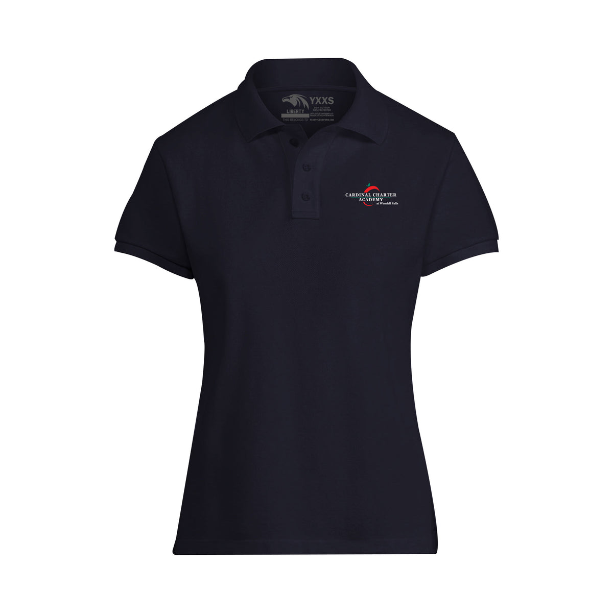 Cardinal Charter Academy At Wendell Falls (6-8) - Women's Liberty Polo (FINAL SALE / NO RETURNS)