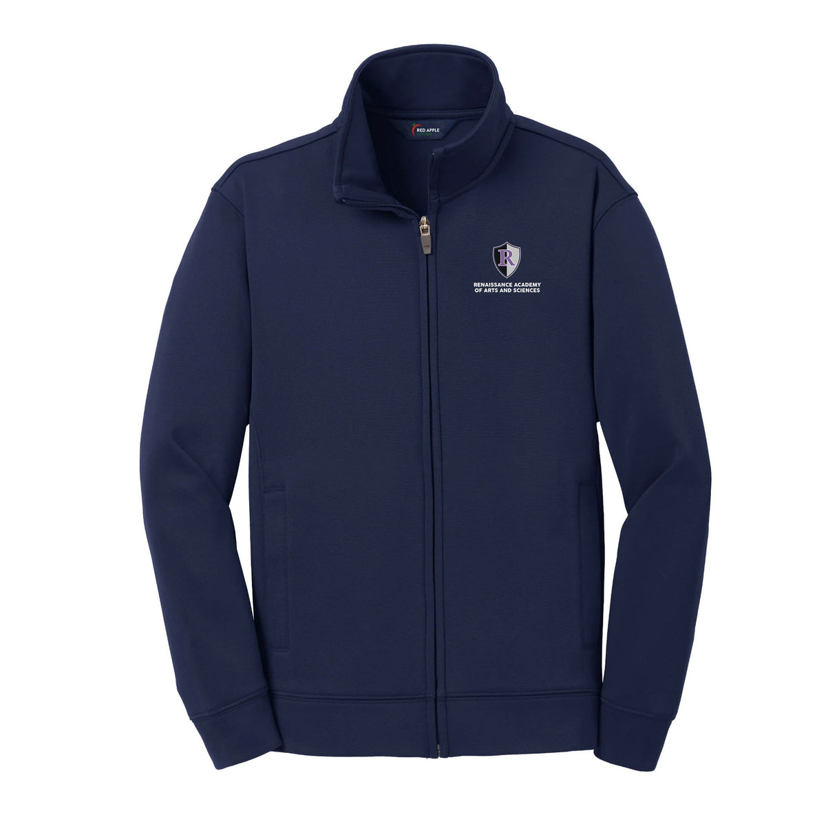 Chaqueta polar unisex de dos bolsillos de la Academia Renacentista de Artes y Ciencias (K-5)