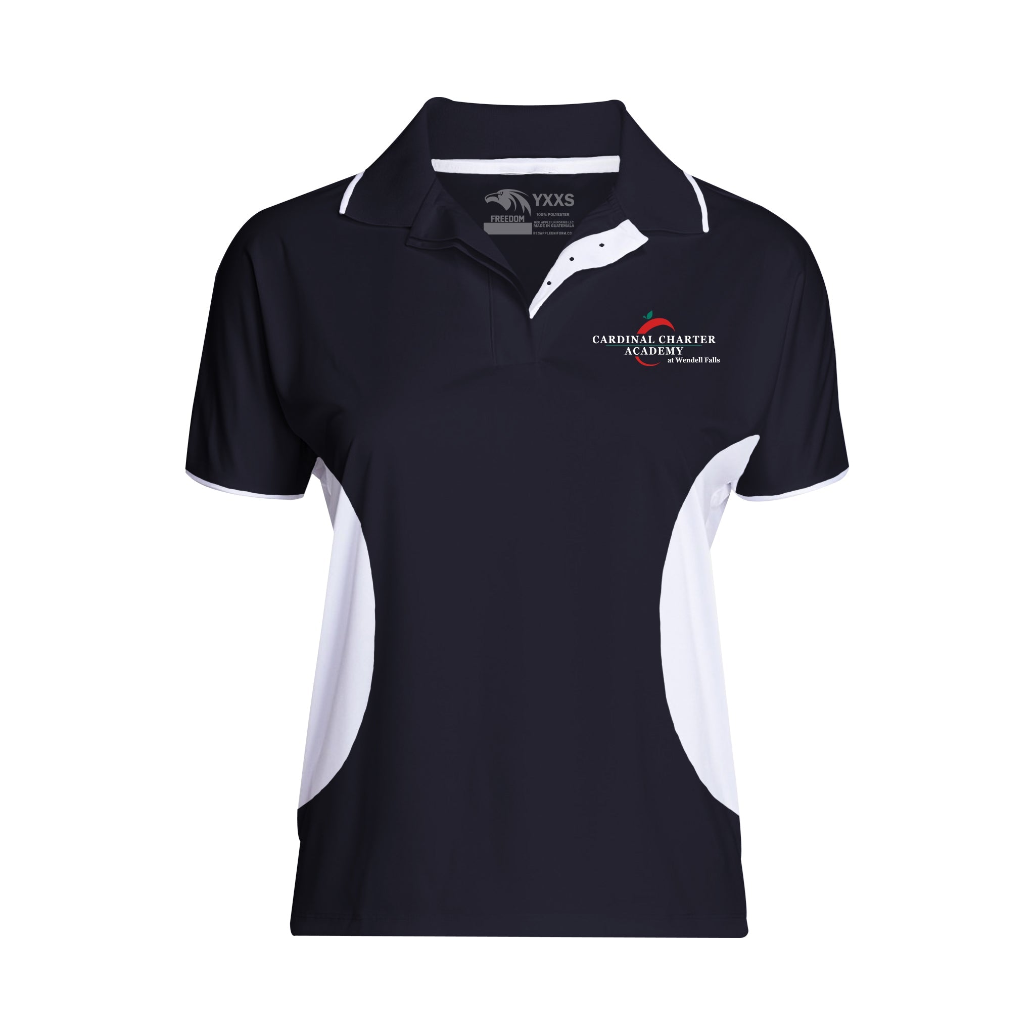 Cardinal Charter Academy en Wendell Falls (6-8) - Polo con bloques de color Freedom Activewear