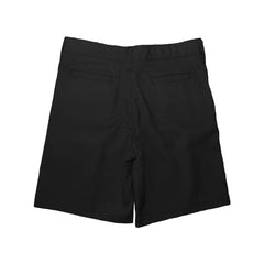 1776 ADJUST Short Niña Frente Plano Negro con Cintura Ajustable
