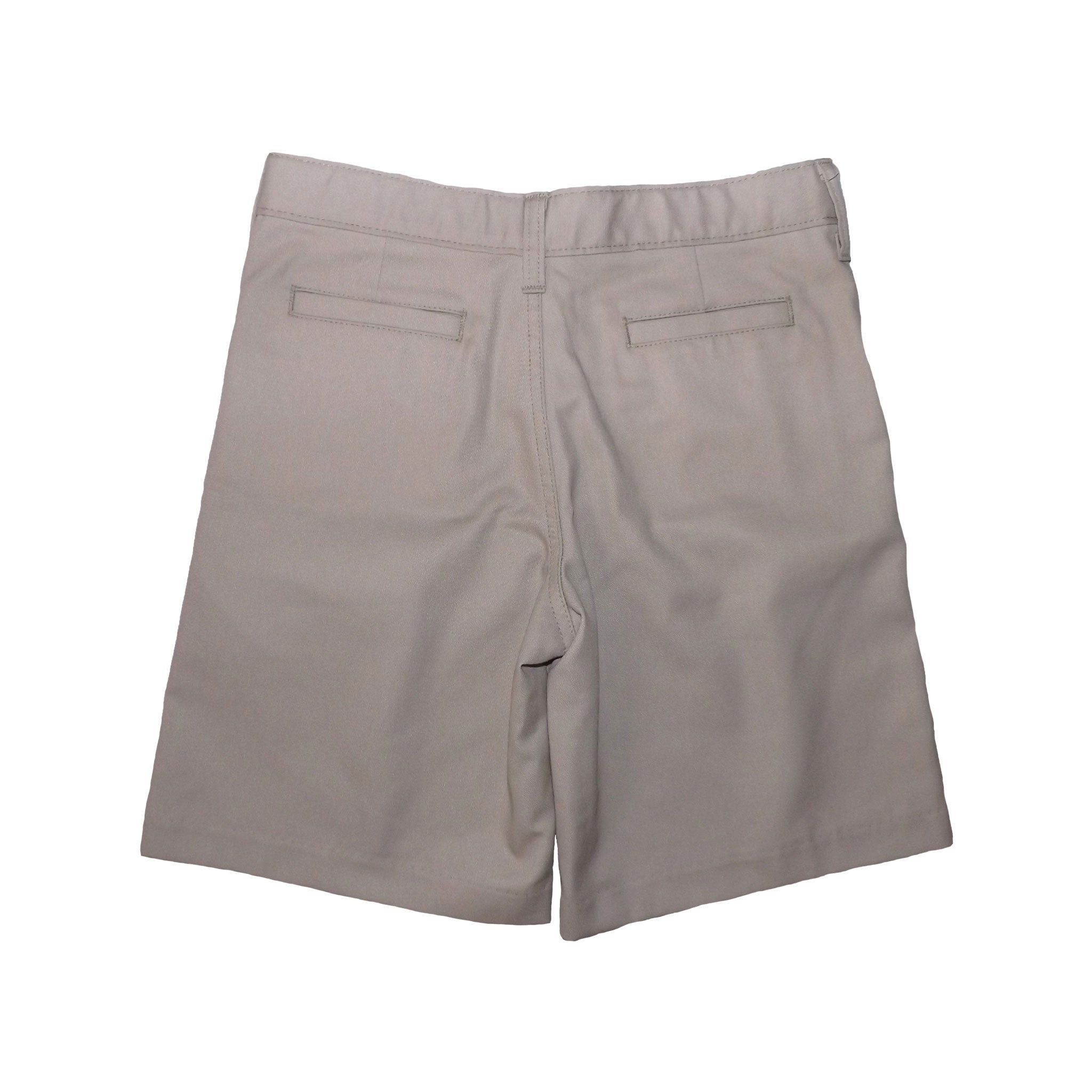 1776 Pantalones cortos caqui con parte delantera plana para niñas y mujeres
